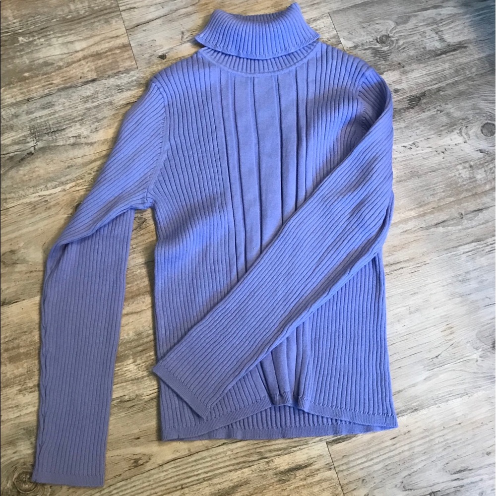 Liz Claiborne Purple Turtleneck